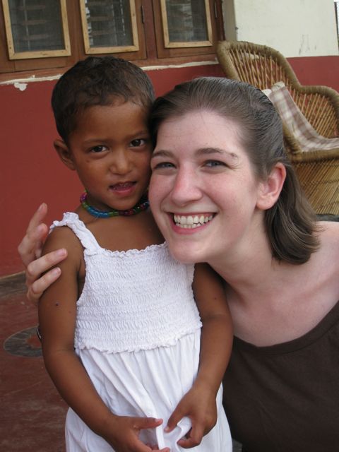 Shanti (pictured above), 5, travelled for 26 days to get to the Kopila Valley Children's Home In Surket.